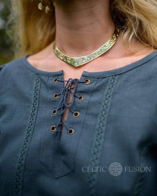 Celtic Fusion Design, Irish-designed folklore-inspired clothing created with a focus on sustainability, natural textures, and