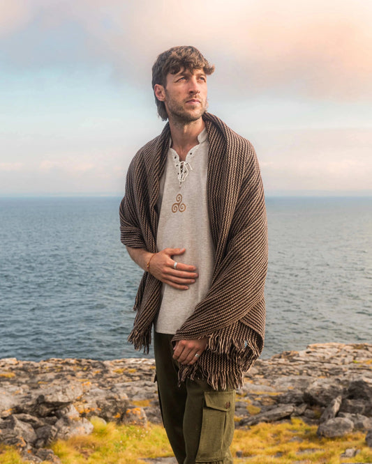 Celtic Fusion Design, Irish-designed folklore-inspired clothing created with a focus on sustainability, natural textures, and