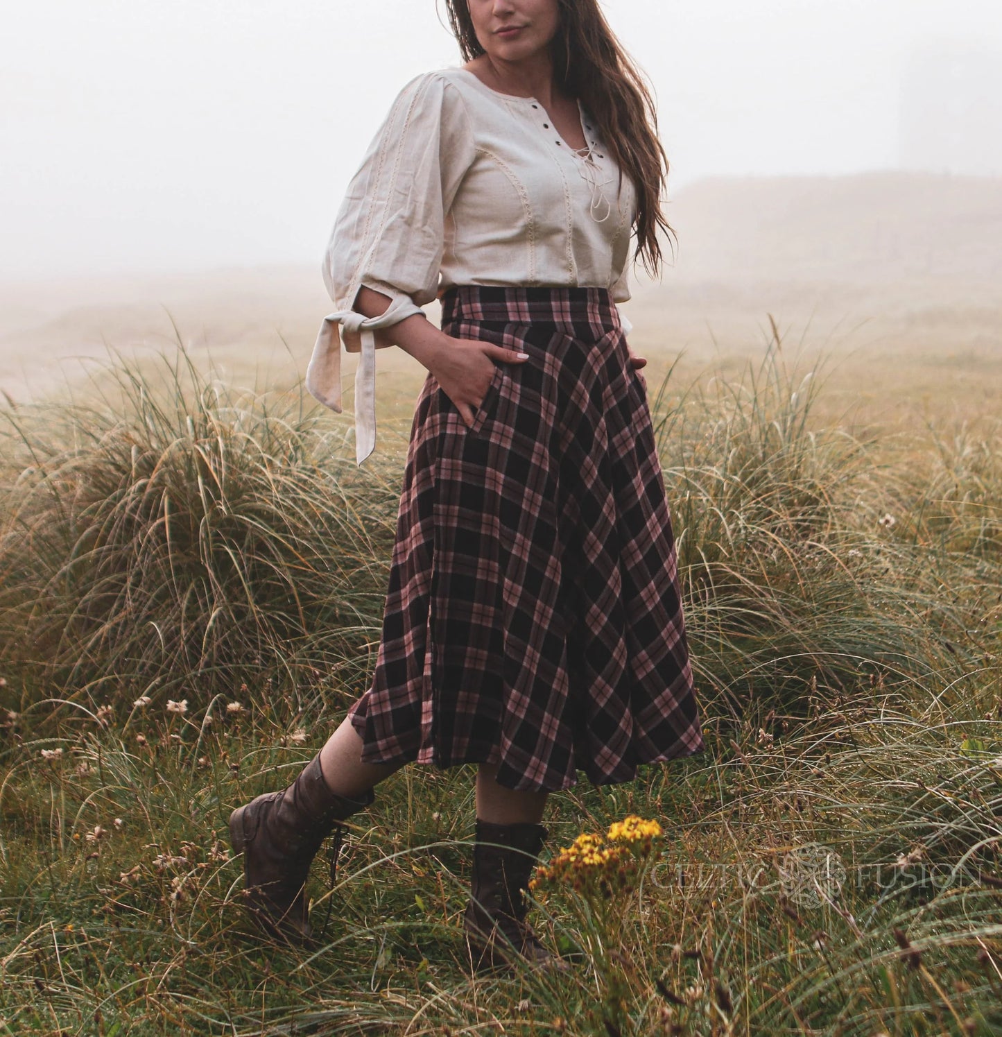 Celtic Fusion Design, Irish-designed folklore-inspired clothing created with a focus on sustainability, natural textures, and