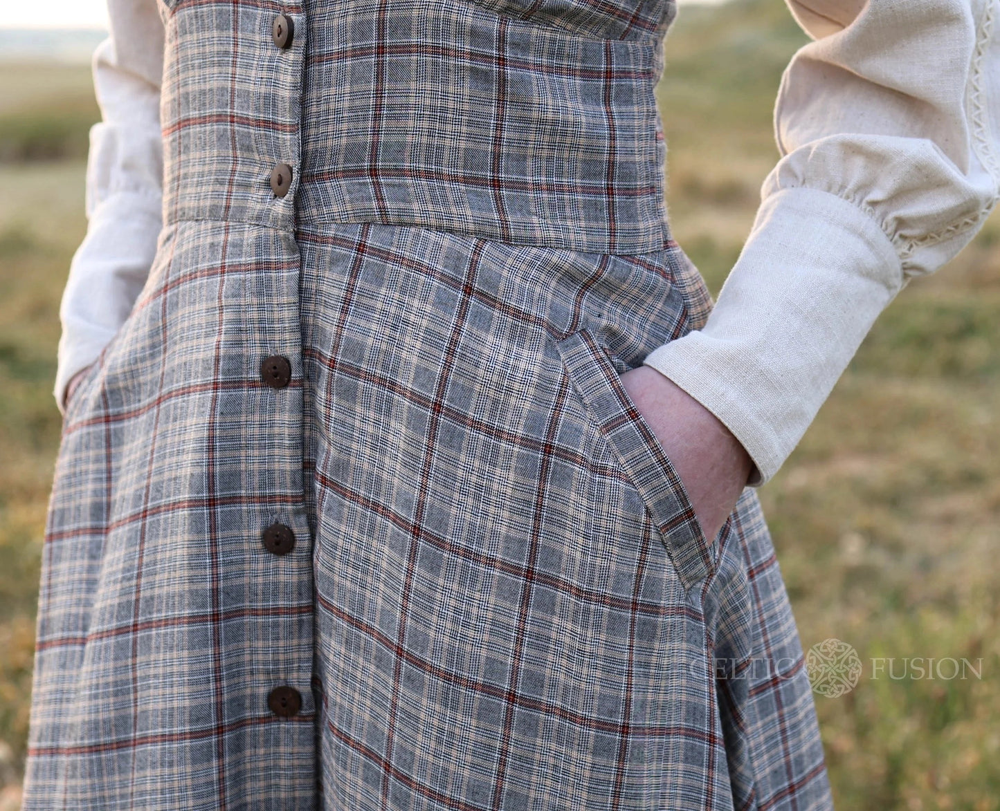 Celtic Fusion Design, Irish-designed folklore-inspired clothing created with a focus on sustainability, natural textures, and
