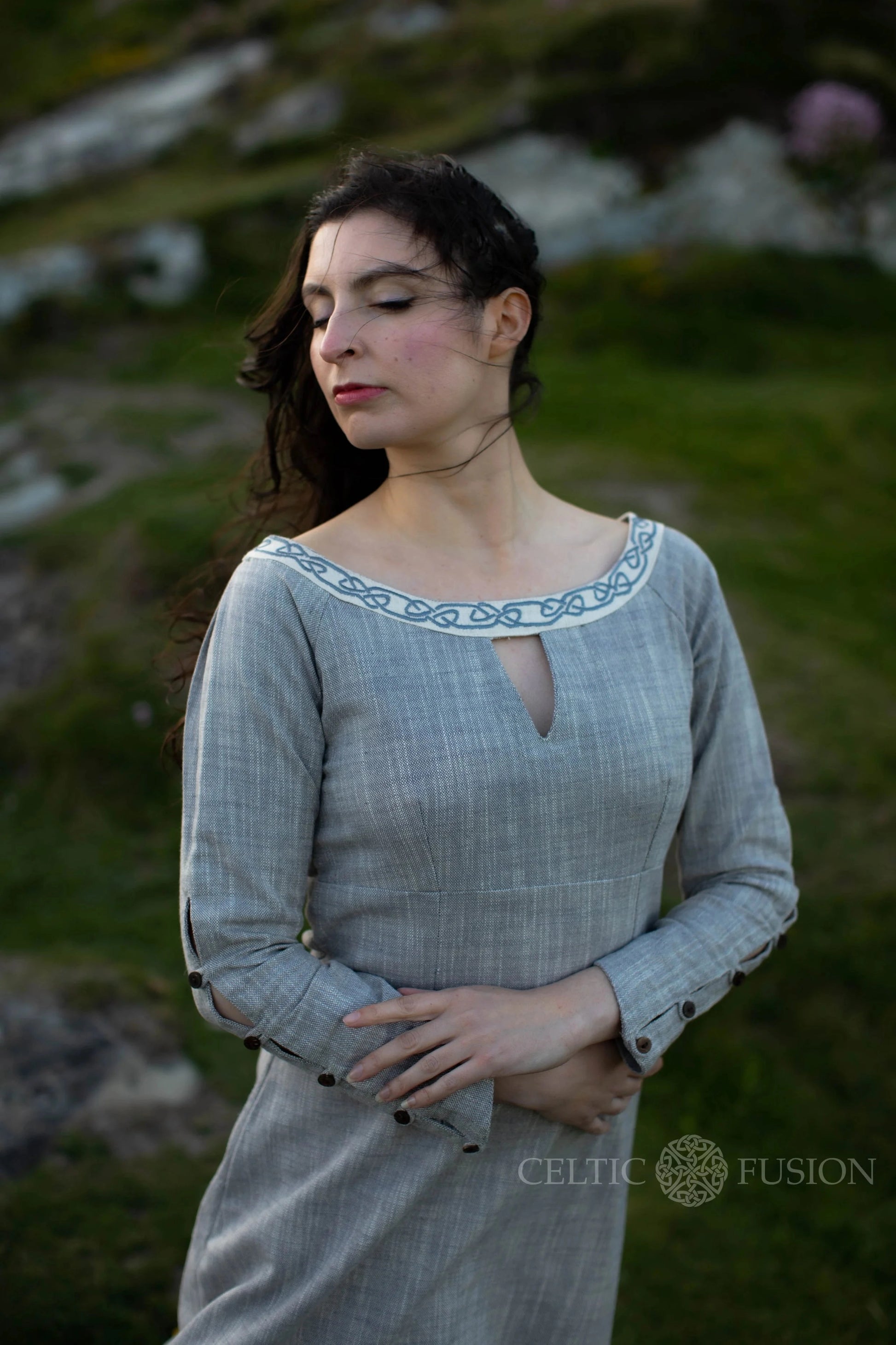 Celtic Fusion Design, Irish-designed folklore-inspired clothing created with a focus on sustainability, natural textures, and
