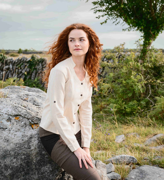 Celtic Fusion Design, Irish-designed folklore-inspired clothing created with a focus on sustainability, natural textures, and