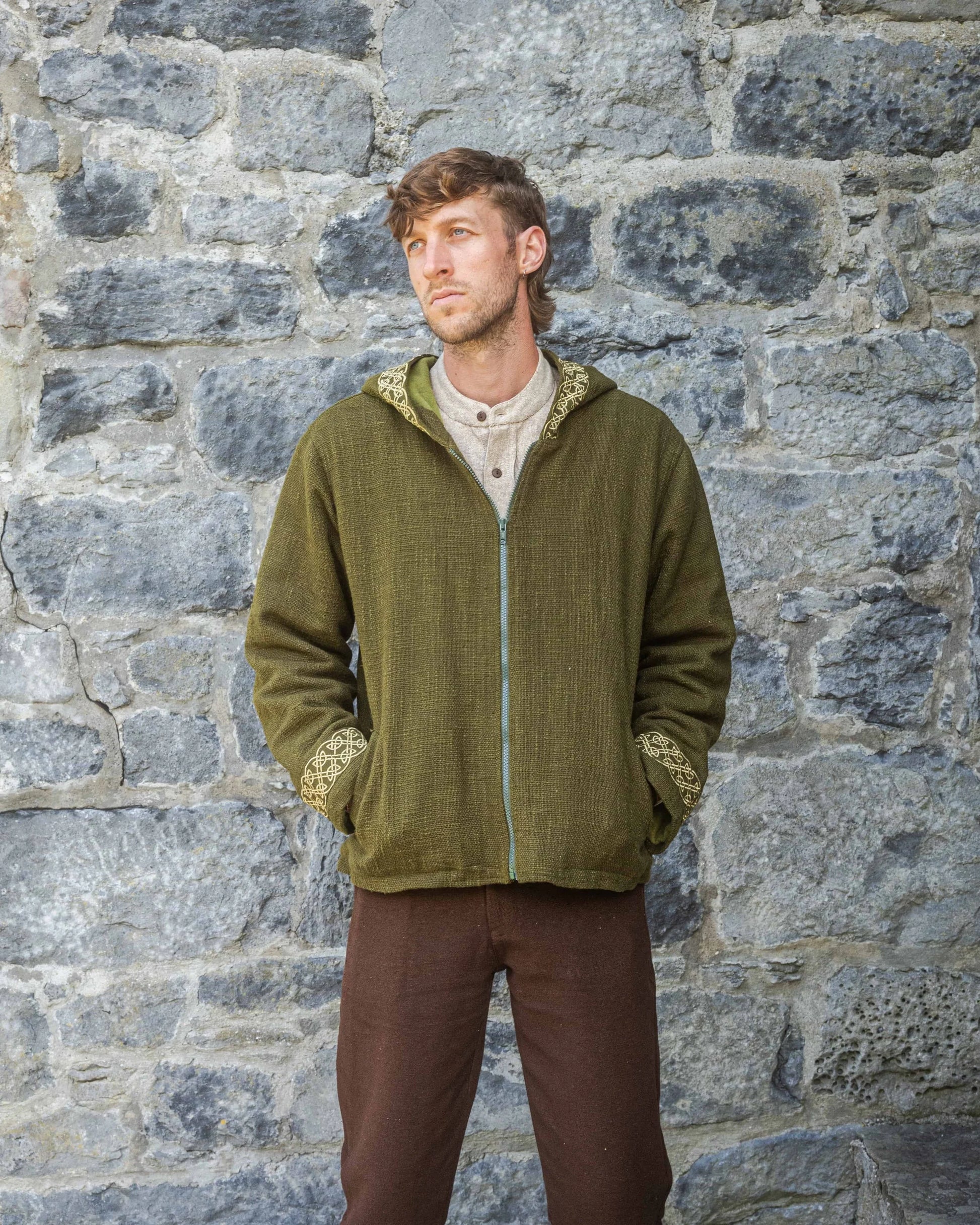 Celtic Fusion Design, Irish-designed folklore-inspired clothing created with a focus on sustainability, natural textures, and