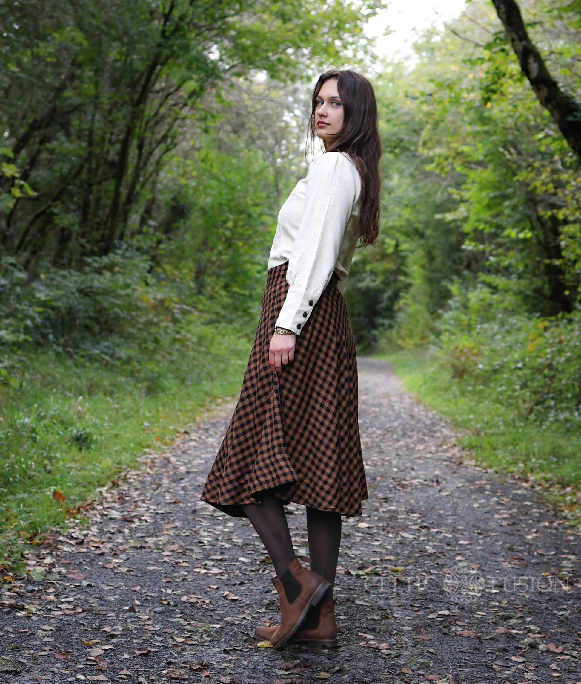 Celtic Fusion Design, Irish-designed folklore-inspired clothing created with a focus on sustainability, natural textures, and