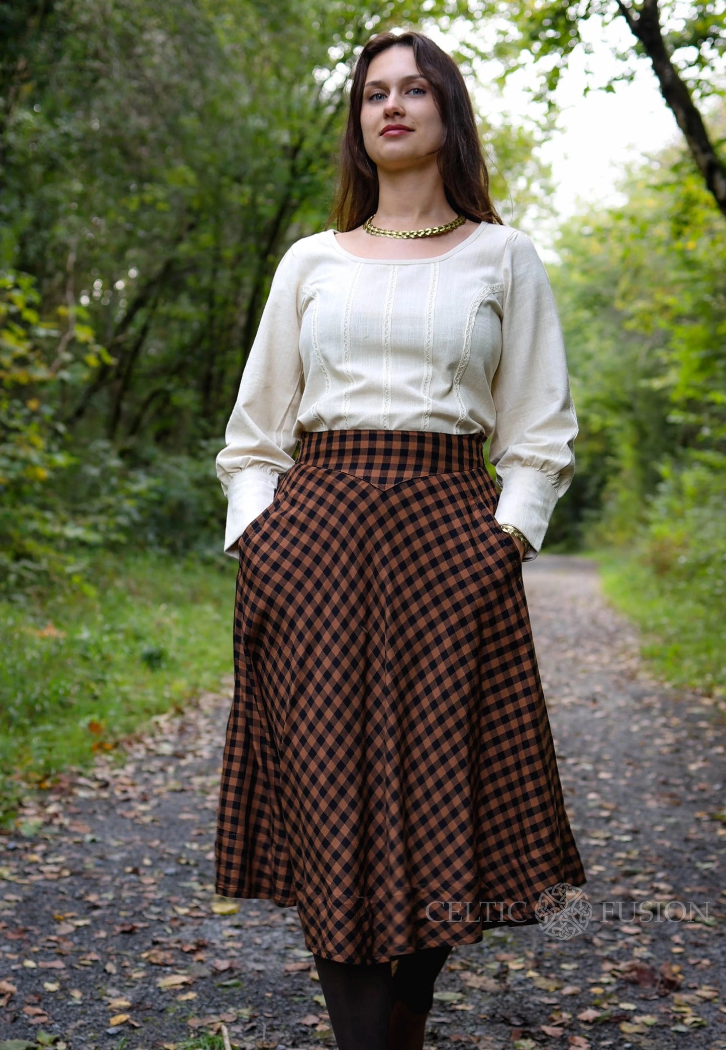 Celtic Fusion Design, Irish-designed folklore-inspired clothing created with a focus on sustainability, natural textures, and