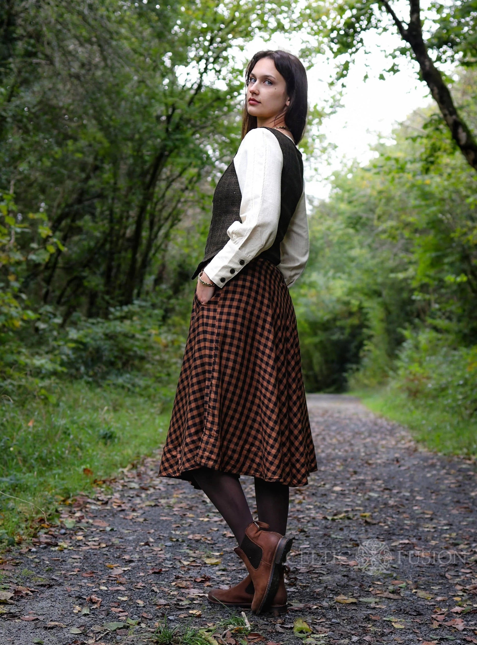 Celtic Fusion Design, Irish-designed folklore-inspired clothing created with a focus on sustainability, natural textures, and