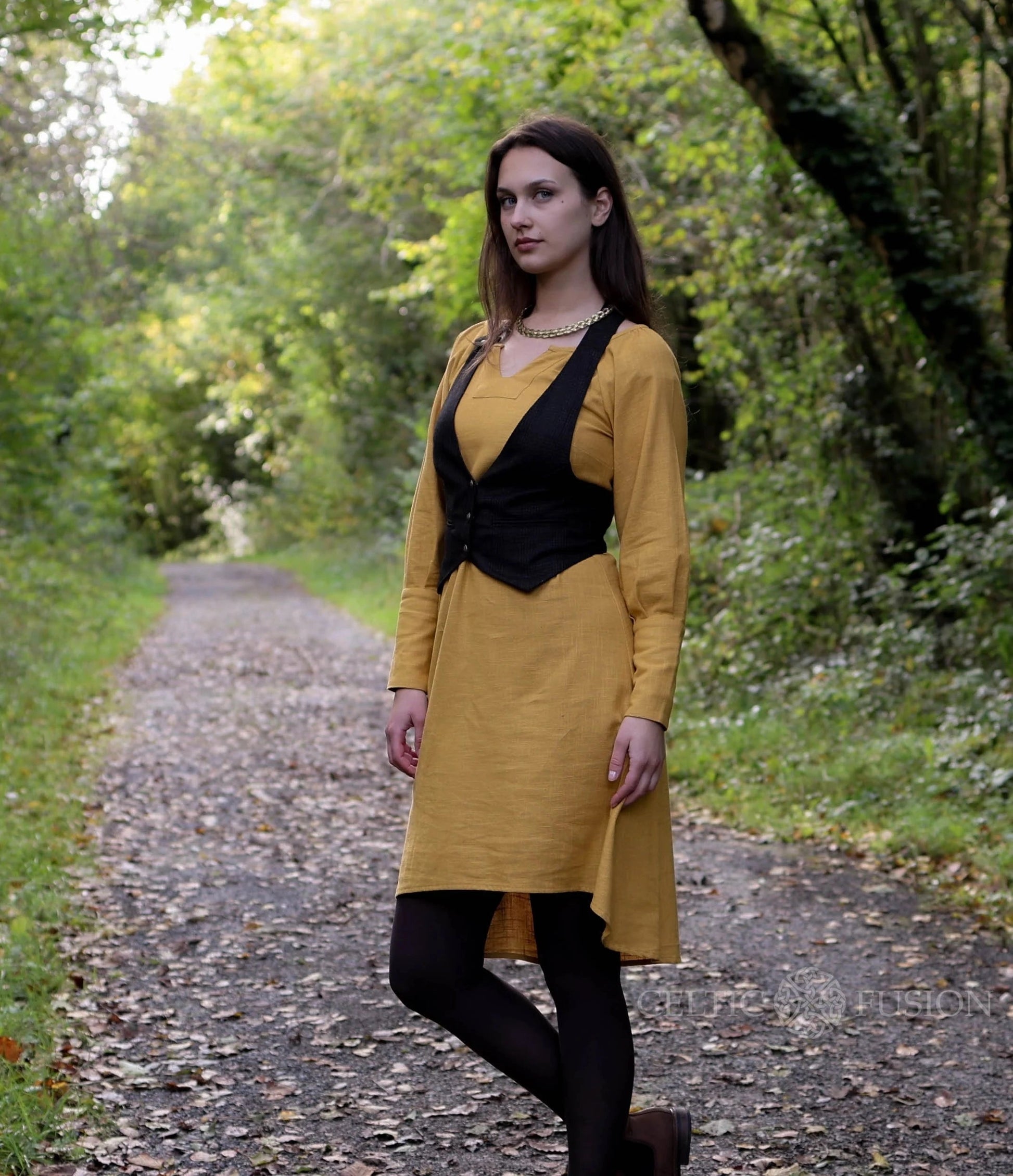 Celtic Fusion Design, Irish-designed folklore-inspired clothing created with a focus on sustainability, natural textures, and