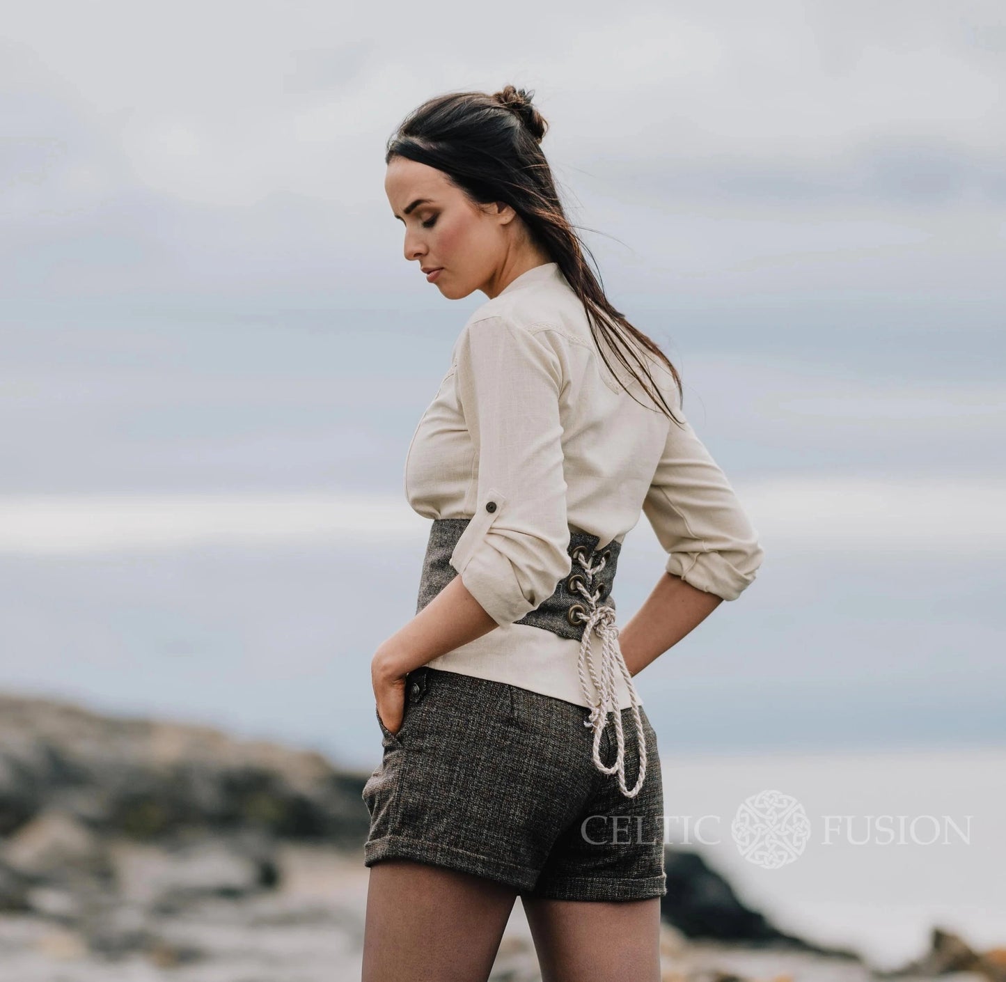 Celtic Fusion Design, Irish-designed folklore-inspired clothing created with a focus on sustainability, natural textures, and