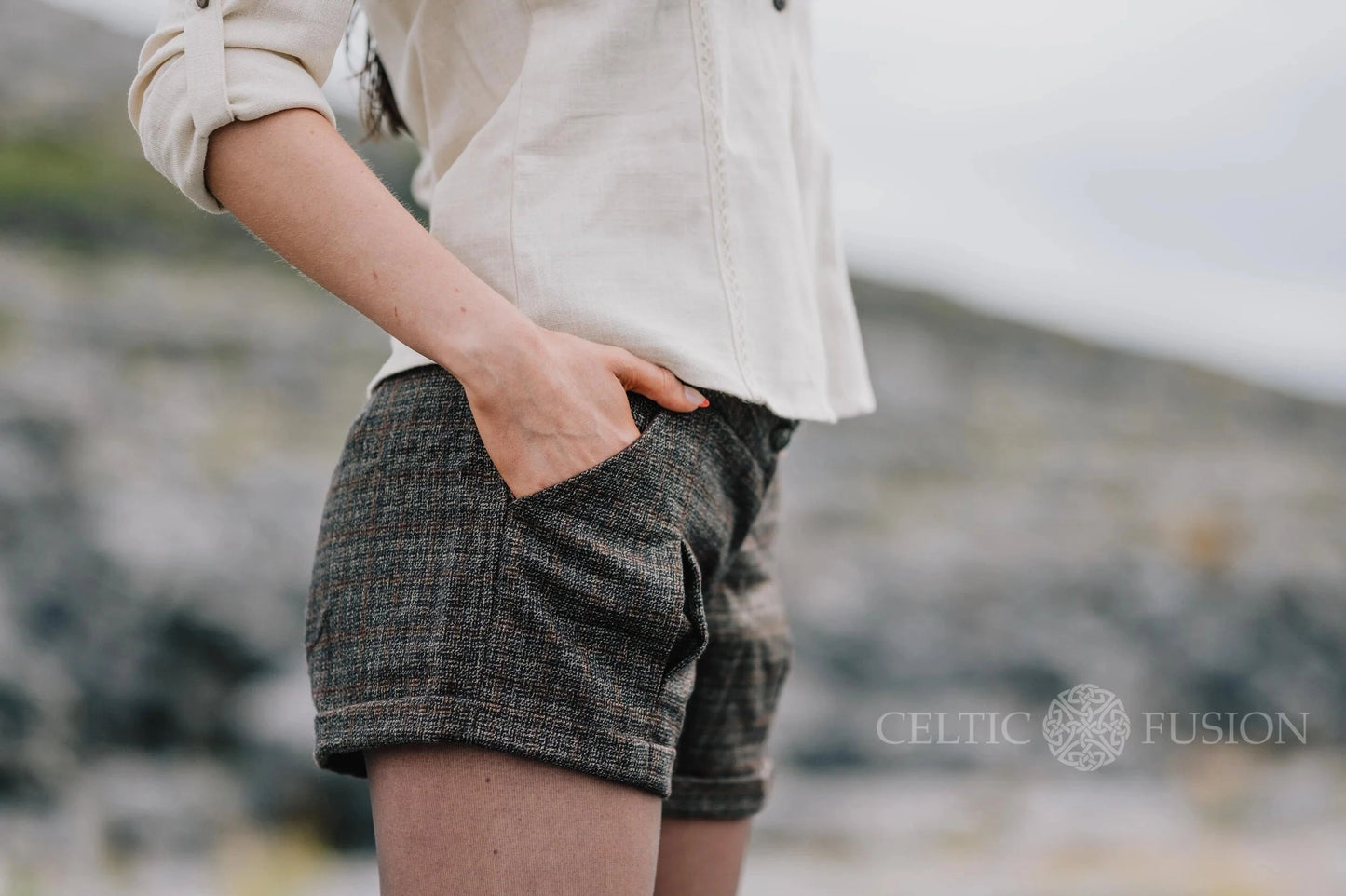 Celtic Fusion Design, Irish-designed folklore-inspired clothing created with a focus on sustainability, natural textures, and
