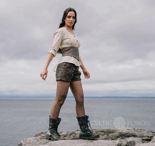 Celtic Fusion Design, Irish-designed folklore-inspired clothing created with a focus on sustainability, natural textures, and