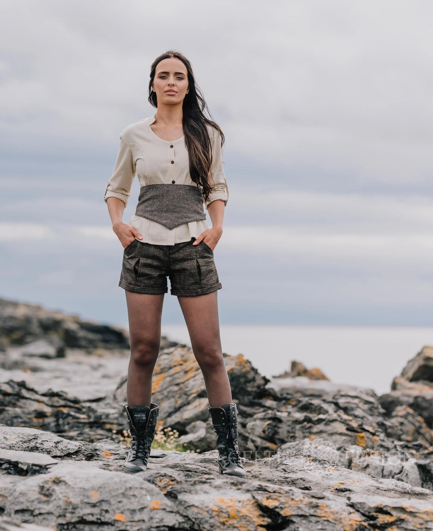Celtic Fusion Design, Irish-designed folklore-inspired clothing created with a focus on sustainability, natural textures, and
