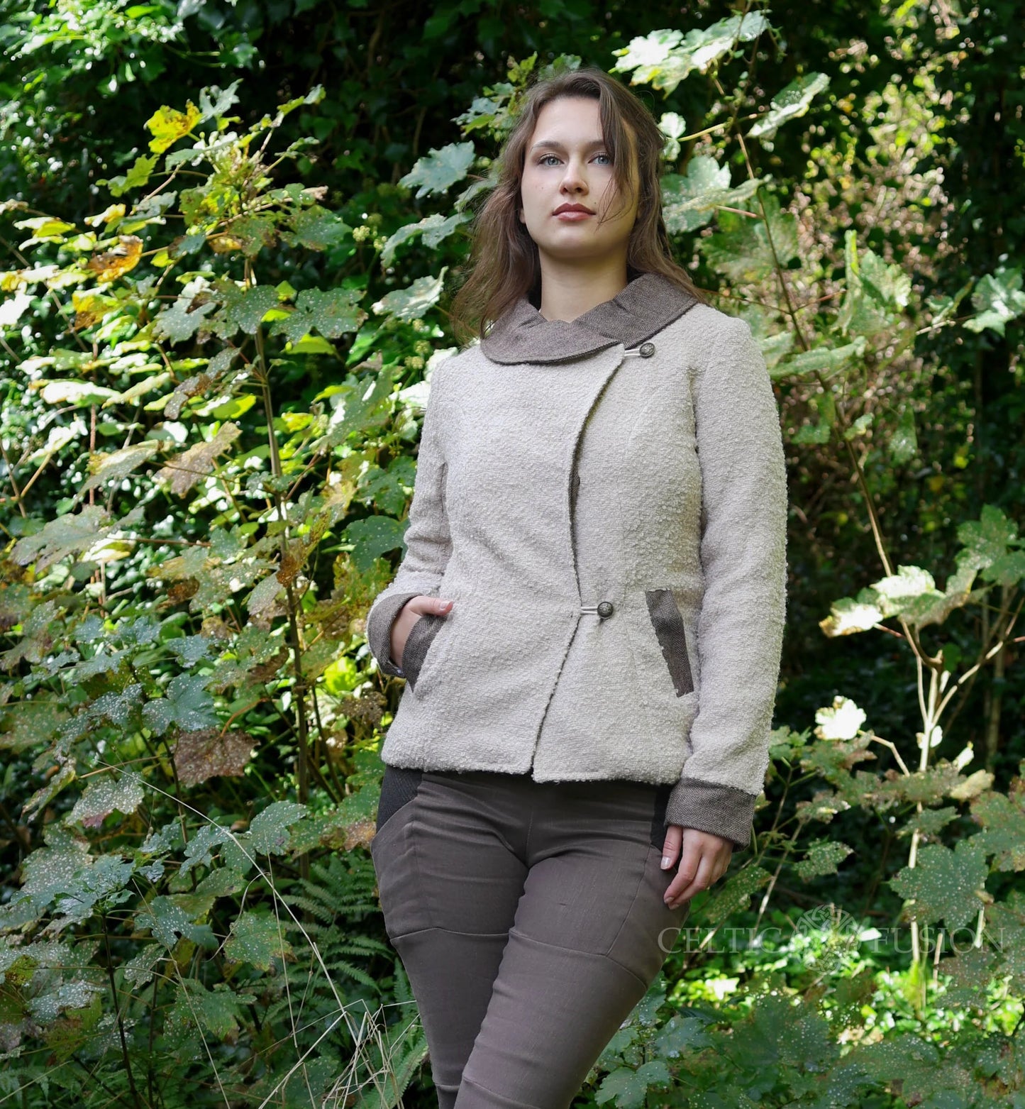 Celtic Fusion Design, Irish-designed folklore-inspired clothing created with a focus on sustainability, natural textures, and