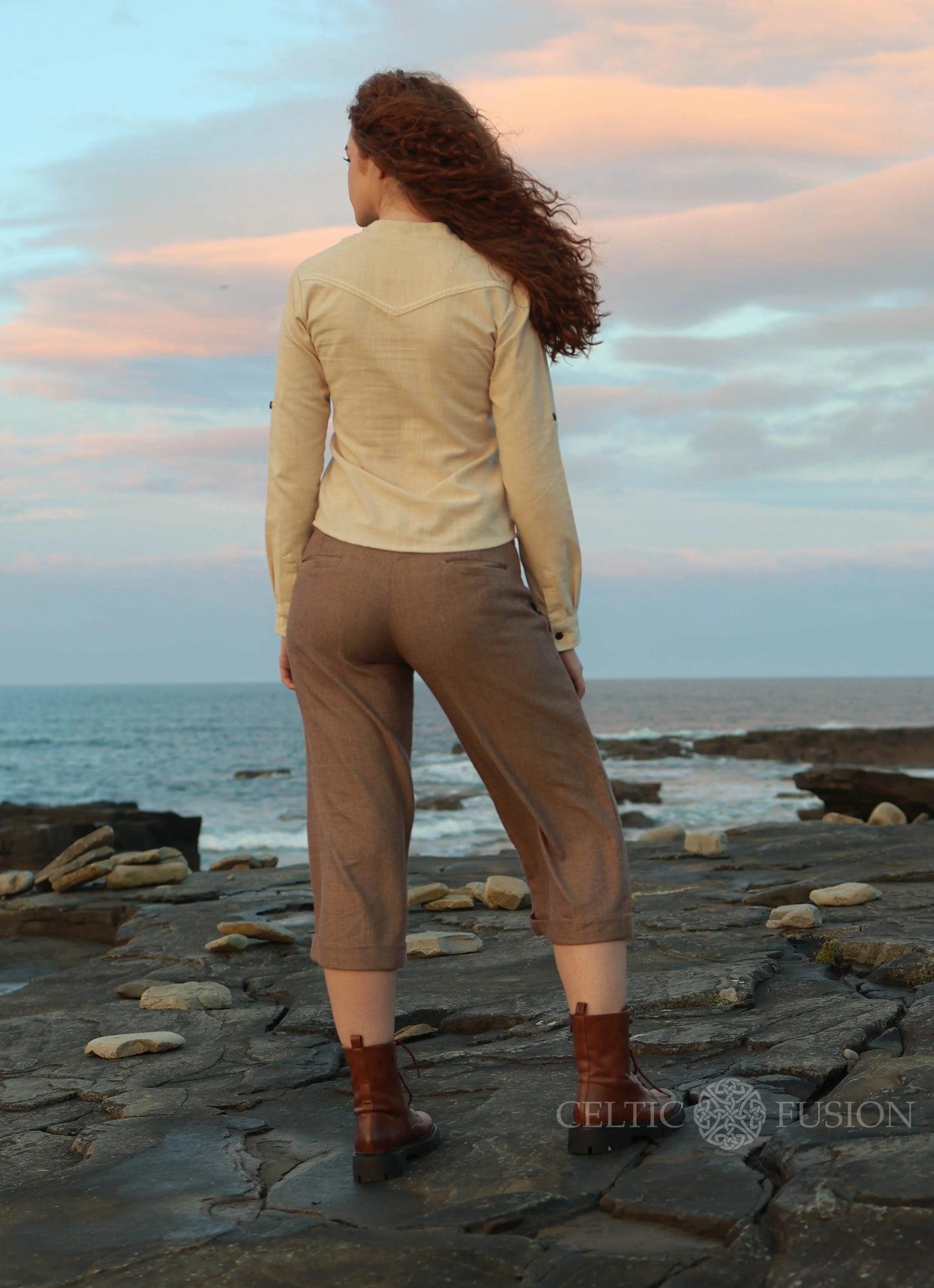 Celtic Fusion Design, Irish-designed folklore-inspired clothing created with a focus on sustainability, natural textures, and