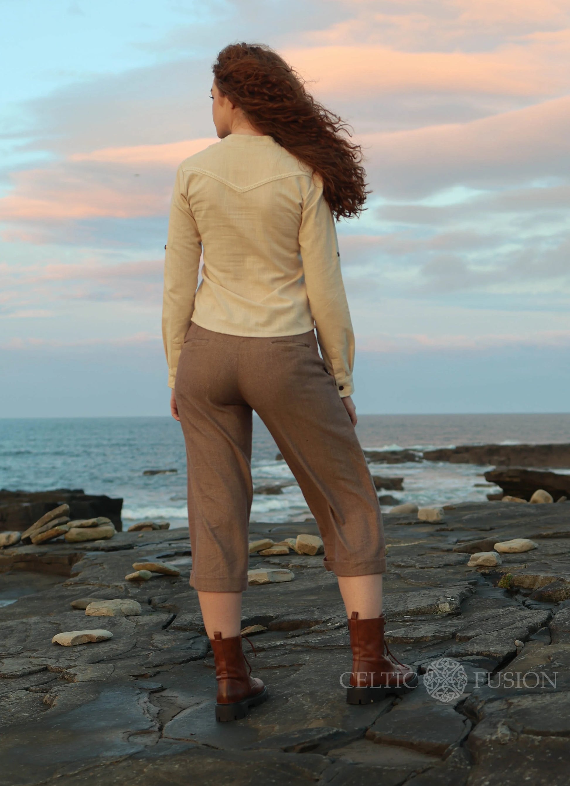 Celtic Fusion Design, Irish-designed folklore-inspired clothing created with a focus on sustainability, natural textures, and