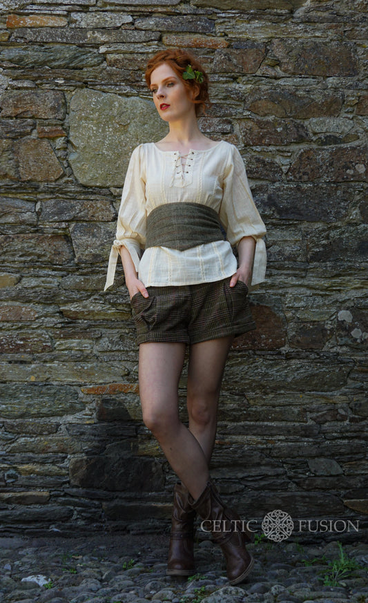 Celtic Fusion Design, Irish-designed folklore-inspired clothing created with a focus on sustainability, natural textures, and