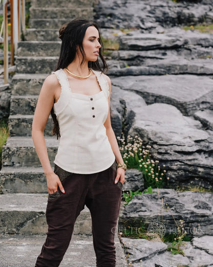 Celtic Fusion Design, Irish-designed folklore-inspired clothing created with a focus on sustainability, natural textures, and