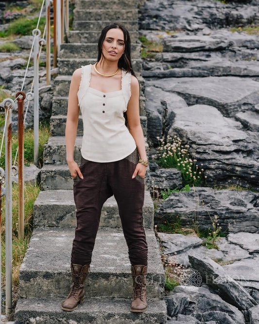 Celtic Fusion Design, Irish-designed folklore-inspired clothing created with a focus on sustainability, natural textures, and