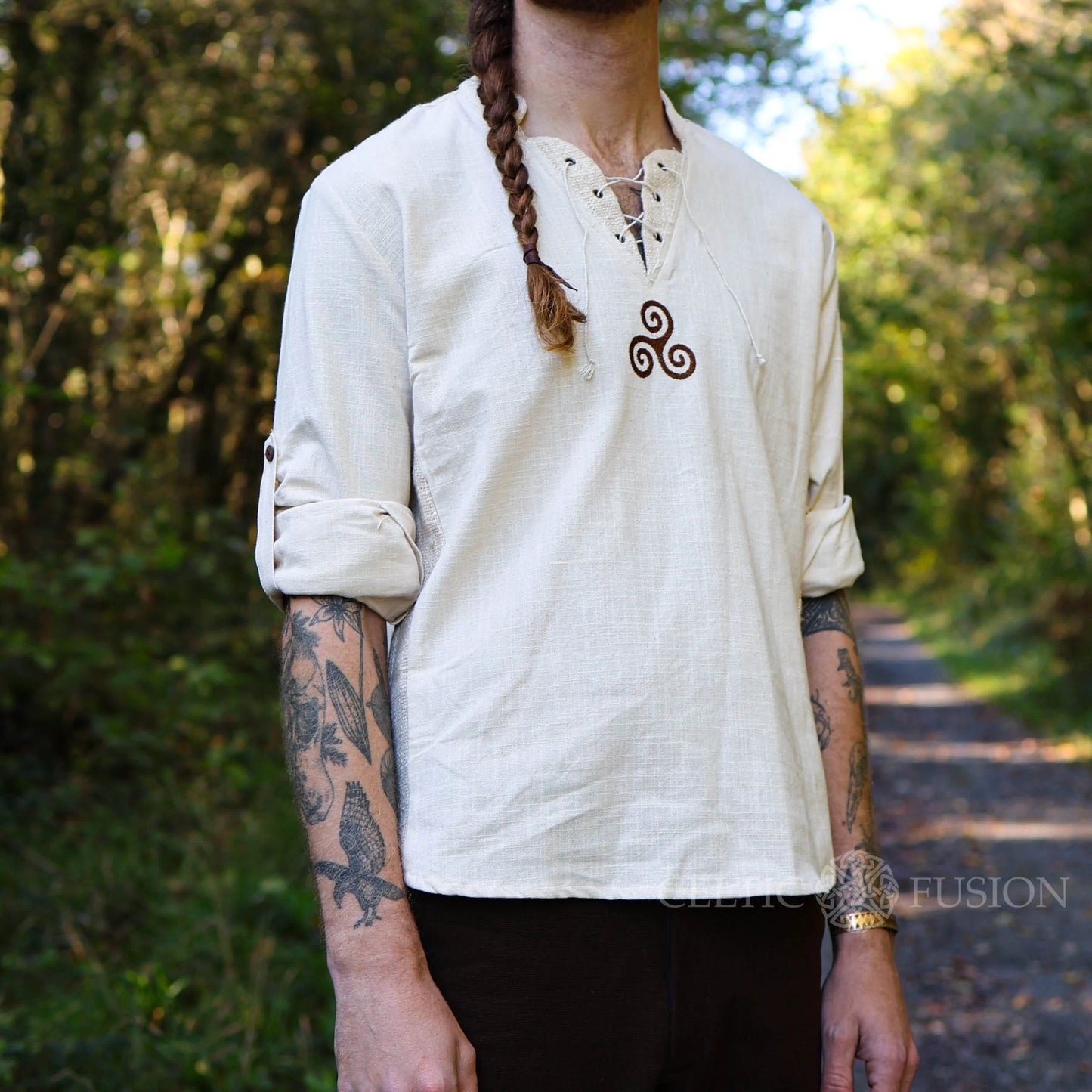 Celtic Fusion Design, Irish-designed folklore-inspired clothing created with a focus on sustainability, natural textures, and