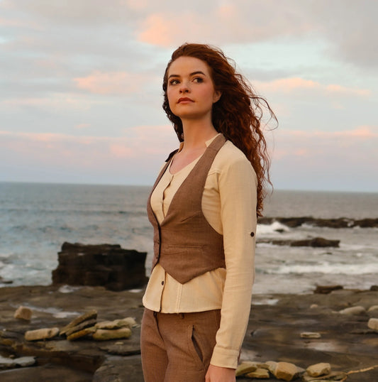 Celtic Fusion Design, Irish-designed folklore-inspired clothing created with a focus on sustainability, natural textures, and