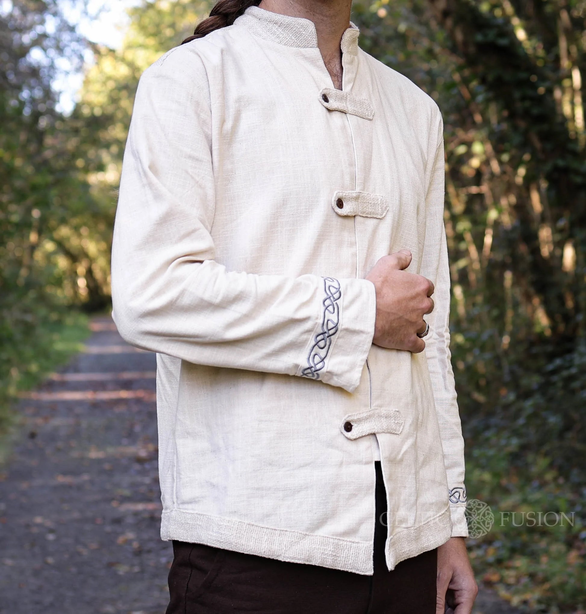 Celtic Fusion Design, Irish-designed folklore-inspired clothing created with a focus on sustainability, natural textures, and