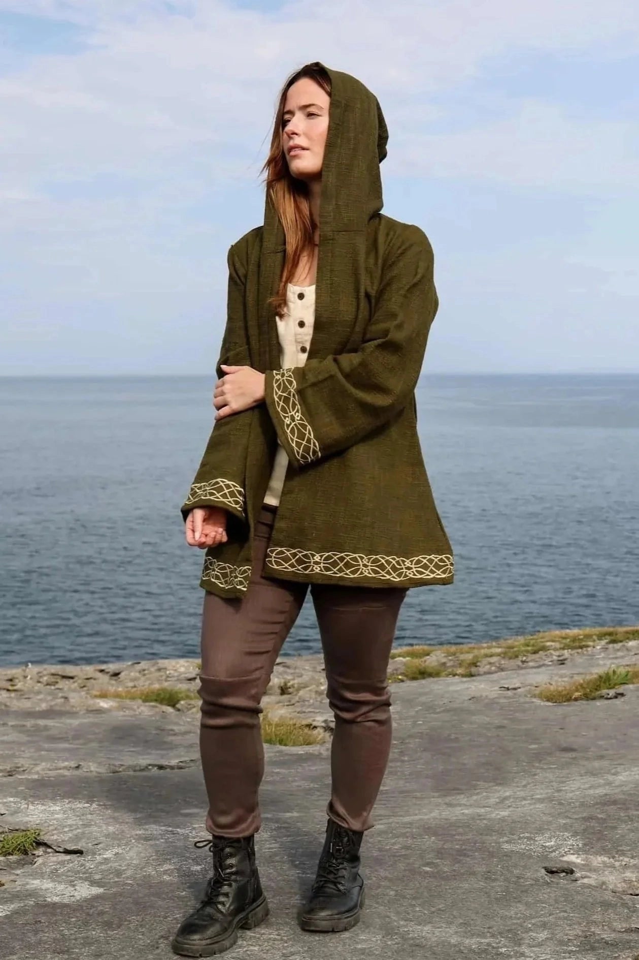 Celtic Fusion Design, Irish-designed folklore-inspired clothing created with a focus on sustainability, natural textures, and